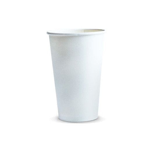 A white paper cup with a capacity of 350ml, featuring a simple design and no visible branding.