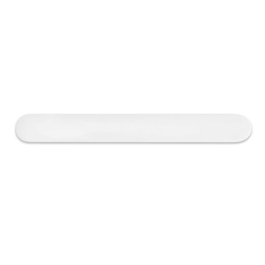 A nail file with a smooth surface and rounded edges, designed for shaping and smoothing nails.