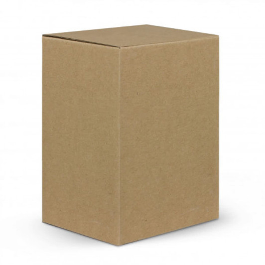 A plain brown cardboard box with a simple rectangular shape and no visible labels or markings.