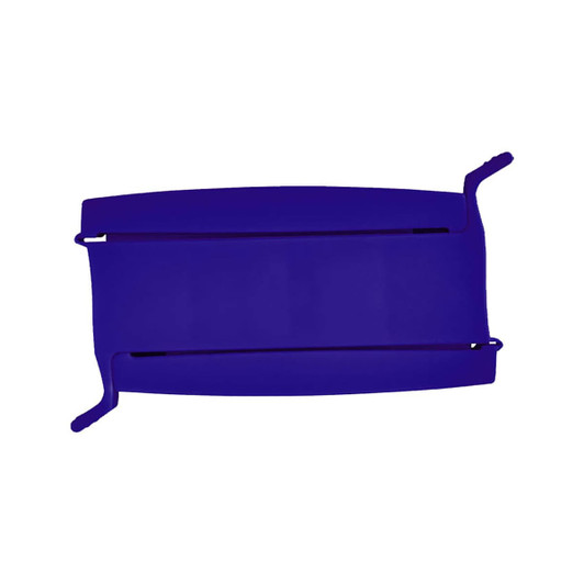 A purple two-sided food clip featuring a sleek design and integrated handles. Suitable for sealing food bags.