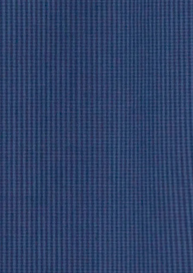 A fabric swatch in a micro check pattern, featuring shades of dark blue.