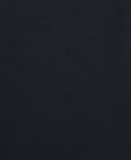 A dark navy polo shirt with a textured fabric and a small logo. Suitable for casual or smart-casual wear.