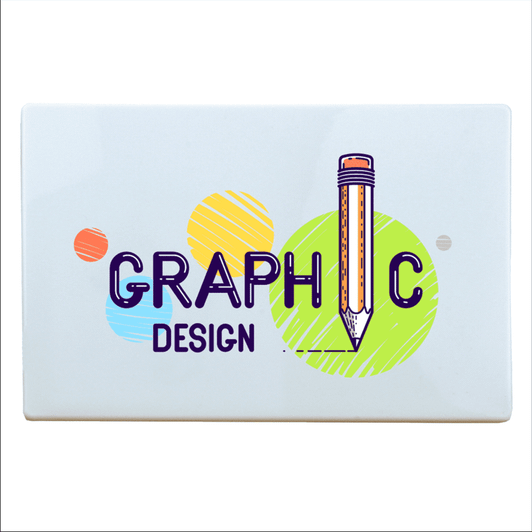A colouring set featuring a design with vibrant colours and a pencil illustration. It has a logo.