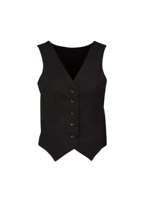 Cool Stretch Womens Peaked Vest with Knitted Back