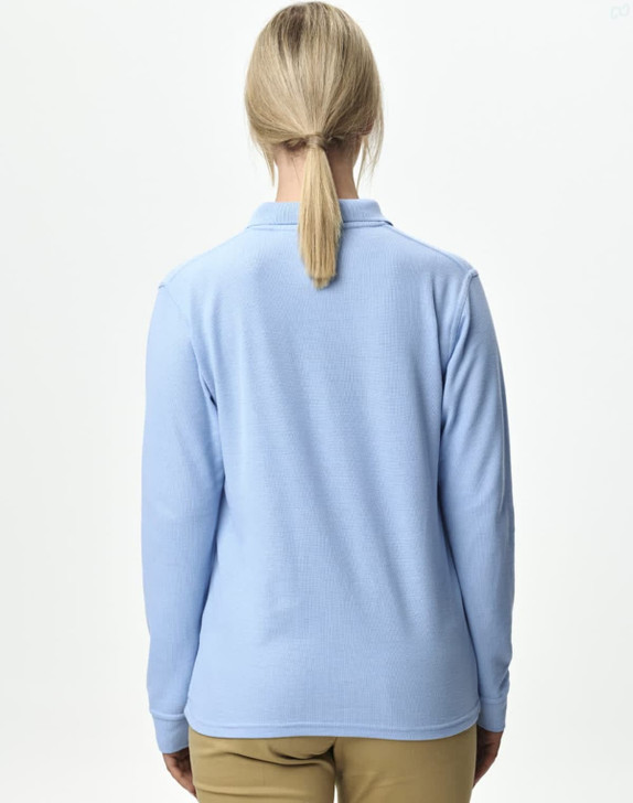 Adults' 240gsm Poly/Cotton Pique L/S Polo