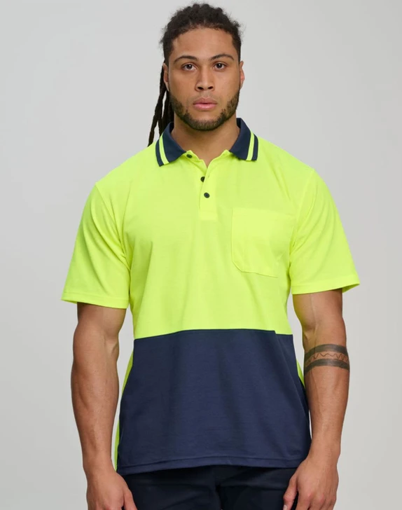 Hi-Vis truedry safety polo S/S