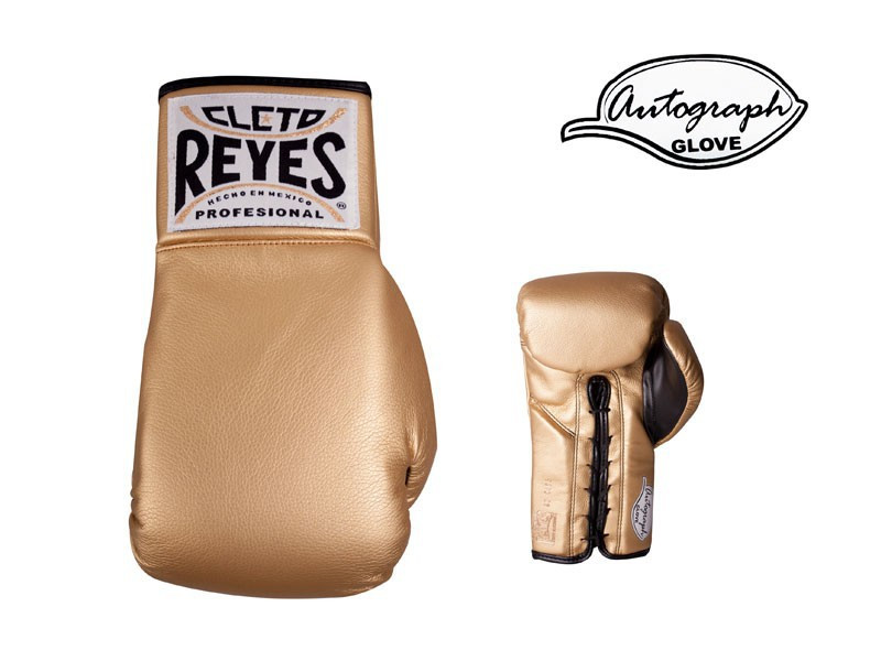Cleto Reyes Autograph Glove Standard Gold Color PRO BOXING SHOP