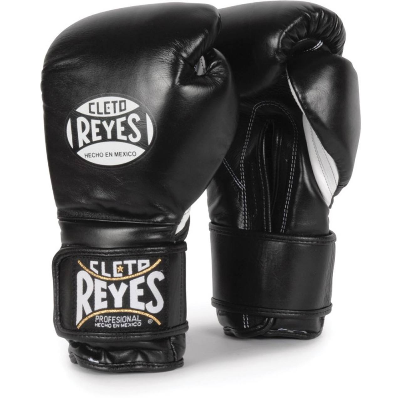 Cleto Reyes Hook and Loop Closure Boxing Gloves Black