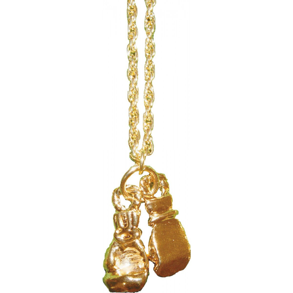 BOXING GOLD GLOVES NECKLACE - PRO 