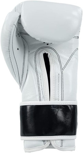 Cleto Reyes Hook and Loop Leather Boxing Gloves White