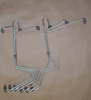 SCHEID DIESEL 15407812VPPSETSTK CUMMINS 12 VALVE MILD STEEL FUEL LINES SET 1994-1998 DODGE CUMMINS 5.9L 12V
