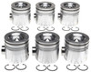 MAHLE 224-3732WR PISTON SET WITH RINGS (STD BORE) FOR 2007.5–2018 CUMMINS 6.7L