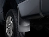 WEATHERTECH 110026 BLACK NO-DRILL DIGITALFIT FRONT MUDFLAPS 2010-2018 RAM (WITH FACTORY FENDER FLARES)