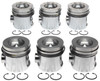 MAHLE 224-3523WR.020 PISTON KIT W/RINGS MARINE BOWL (.020) FOR 89-98 CUMMINS 5.9