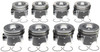 MAHLE 224-3935WR-1.00MM PISTON SET W/RINGS (1.00MM) FOR 11–16 GM DURAMAX