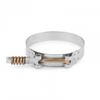 MISHIMOTO MMCLAMP-375T  STAINLESS STEEL CONSTANT TENSION T-BOLT CLAMP, 3.50" - 3.82" (89MM - 97MM)