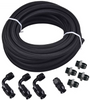 CPP DIESEL DIY 68RFE FACTORY REPLACEMENT TRANSMISSION LINE KIT BLACK BRAIDED 2010-2012 DODGE CUMMINS 6.7L 24V CPP DIESEL DIY 68RFE FACTORY REPLACEMENT TRANSMISSION LINE KIT BLACK BRAIDED 2010-2012 DODGE CUMMINS 6.7L 24V