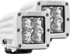 RIGID INDUSTRIES 602213 HYBRID SPOT SURFACE MOUNT WHITE HOUSING PAIR D-SERIES PRO RIGID INDUSTRIES 602213 HYBRID SPOT SURFACE MOUNT WHITE HOUSING PAIR D-SERIES PRO