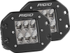RIGID INDUSTRIES 512313 DRIVING FLUSH MOUNT PAIR D-SERIES PRO