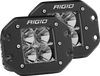 RIGID INDUSTRIES 212113 FLOOD FLUSH MOUNT BLACK PAIR D-SERIES PRO