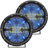 RIGID INDUSTRIES 36207 360-SERIES 6 INCH LED OFF-ROAD DRIVE BEAM BLUE BACKLIGHT PAIR