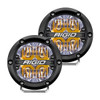 RIGID INDUSTRIES 36118 360-SERIES 4 INCH LED OFF-ROAD DRIVE BEAM AMBER BACKLIGHT PAIR RIGID INDUSTRIES 36118 360-SERIES 4 INCH LED OFF-ROAD DRIVE BEAM AMBER BACKLIGHT PAIR