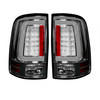 RECON 264336CL CLEAR LENS OLED TAIL LIGHTS FOR 2013-2018 RAM 1500/2500/3500