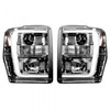 RECON 264196CLC CLEAR PROJECTOR HEADLIGHTS WITH OLED U-BAR FOR 2008-2010 FORD SUPER DUTY RECON 264196CLC CLEAR PROJECTOR HEADLIGHTS WITH OLED U-BAR FOR 2008-2010 FORD SUPER DUTY