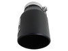 AFE POWER 49T40601-B12 MACH FORCE-XP 409 STAINLESS STEEL CLAMP-ON EXHAUST TIP BLACK 4" X 6" X 12"