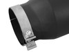 AFE POWER 49T50702-B15 MACH FORCE-XP 409 STAINLESS STEEL CLAMP-ON BLACK EXHAUST TIP LEFT SIDE EXIT 5" X 7" X 15"