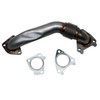 WEHRLI CUSTOM FAB WCF100654  01-04 CHEVROLET 6.6L DURAMAX LB7 2IN STAINLESS PASS. SIDE UP PIPE W/GASKETS (SINGLE TURBO)