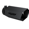 MBRP T5167BLK HEXAGON SHAPED BLACK ANGLED CUT 5" TO 6" EXHAUST TIP 16" LONG