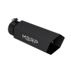 MBRP T5164BLK HEXAGON SHAPED BLACK ANGLED CUT 4" TO 5" EXHAUST TIP 16" LONG