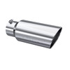 MBRP T5127 EXHAUST TIP 7" O.D. ROLLED END 5" INLET 18" LENGTH T304 STAINLESS STEEL