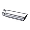 MBRP T5124 EXHAUST TIP — T304 5" OD ANGLED ROLLED END, 4" INLET, 18" LENGTH