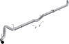 MBRP S6005SLM 4 " DOWNPIPE-BACK NO MUFFLER SINGLE SIDE EXIT T409 STAINLESS STEEL FOR 01-04 GM SIERRA/SILVERADO WITH 6.6L DURAMAX ENGINE
