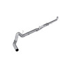 MBRP S60210PLM ALUMINIZED STEEL 5 " DOWNPIPE BACK SINGLE SIDE EXIT NO MUFFLER FOR 01-04 GM SIERRA/SILVERADO WITH 6.6L DURAMAX ENGINE