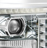 ALPHAREX 880145 11-16 FORD F-350 SD LUXX LED PROJ HEADLIGHTS PLANK STYLE CHRM W/ACTIV LIGHT/SEQ SIGNAL/DRL