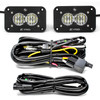 BAJA DESIGNS 487807 S2 PRO WIDE CORNERING PAIR FLUSH MOUNT LED LIGHT POD KIT