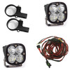 BAJA DESIGNS 497104 SQUADRON PRO LED LIGHT PODS KIT W/HORIZONTAL MOUNTS/1.75IN HARNESS