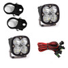 BAJA DESIGNS 497107 SQUADRON PRO LED LIGHT PODS KIT W/VERTICAL MOUNTS/1.75IN HARNESS