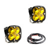 BAJA DESIGNS 557811 SQUADRON SPORT SPOT LED LIGHT PODS - AMBER