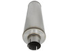AFE 49M00024 MACH FORCE-XP 3-1/2" 409 STAINLESS STEEL MUFFLER 3-1/2"/OUTLET CENTER, 7" ROUND X 24" BODY