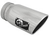 AFE 49T50601-P12 MACH FORCE-XP 5" 304 STAINLESS STEEL EXHAUST TIP 5"" X 6" OUT X 12" L BOLT-ON