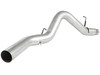AFE 49-04041 ATLAS 5" ALUMINIZED STEEL DPF-BACK EXHAUST SYSTEM NO TIP FOR 11-16 GM 6.6L DURAMAX