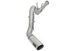 AFE 49-03090-P ATLAS 5" ALUMINIZED STEEL DPF-BACK EXHAUST SYSTEM FOR 17-23 FORD 6.7L POWERSTROKE