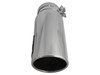 AFE 49T40501-P15 MACH FORCE-XP 4" 304 STAINLESS STEEL EXHAUST TIP 4"" X 5" OUT X 15" L BOLT-ON RIGHT