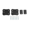 WEHRLI CUSTOM FAB WCF100401 2011-2014 CHEVROLET 2500/3500HD TRUCK 3/8 IN. FRONT BUMPER SPACER KIT