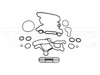 DORMAN 904-940 OIL COOLER GASKET KIT 2003-2007 FORD 6.0L POWERSTROKE