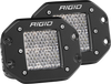 RIGID INDUSTRIES 512513 DIFFUSED FLUSH MOUNT PAIR D-SERIES PRO
